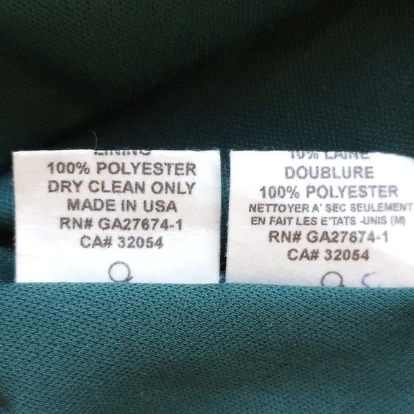 Eva Franco Plaid Circle Mini Skirt 2 MADE IN USA Green Bronze Metallic Lined - Picture 6 of 8